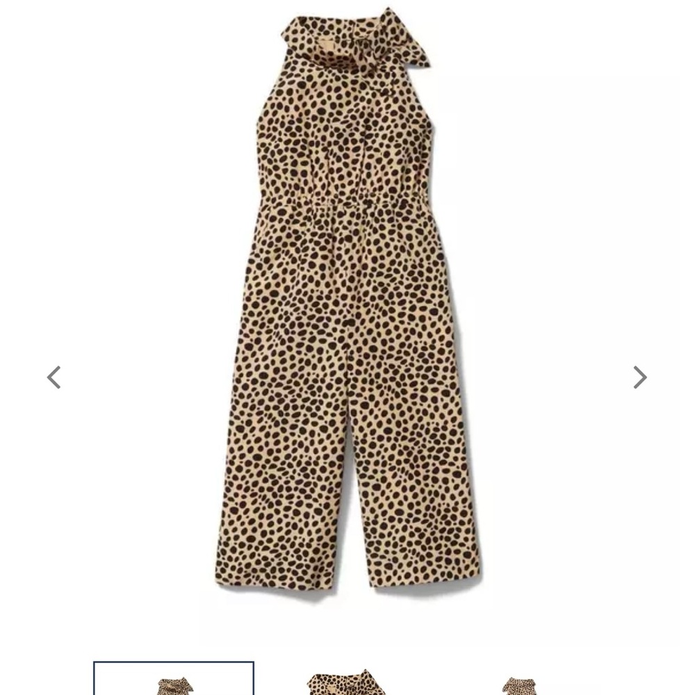 Janie and Jack leopard jumpsuit